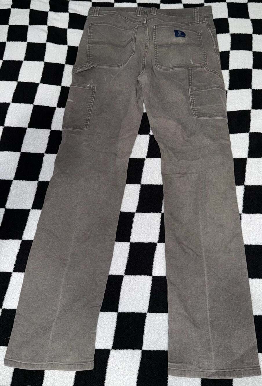 RK Brand Men's Carpenter Work Pants Gray 32x34